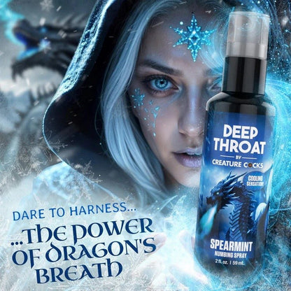 Creature Cocks throat numbing spray spearmint 2oz deep throat oral play gag reflex reducer
