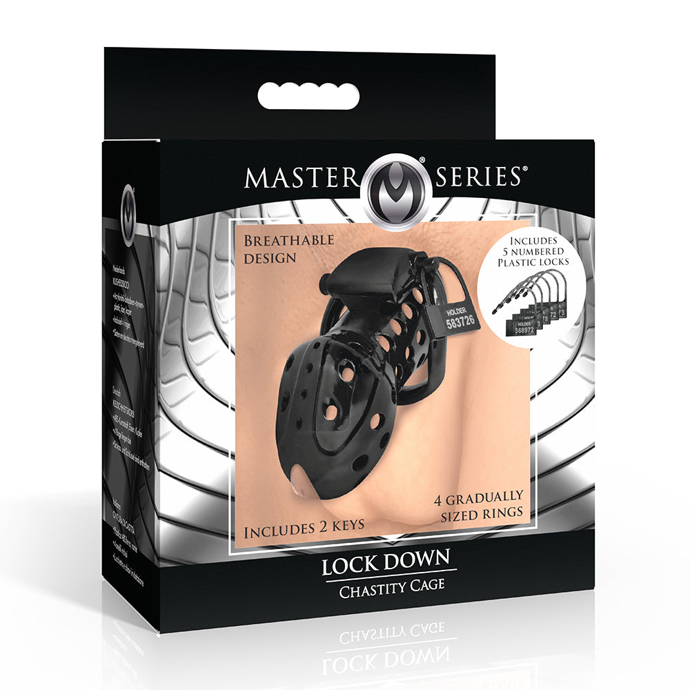 XR Brands  Lock Down Chastity Cag