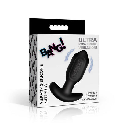 The Bang! Vibrating Silicone Butt Plug