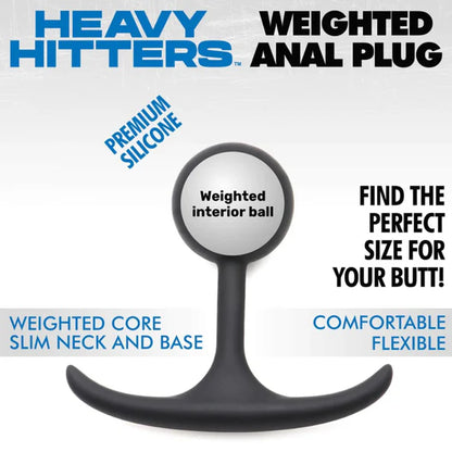 Comfort Weighted Silicone Plug with Metal Core