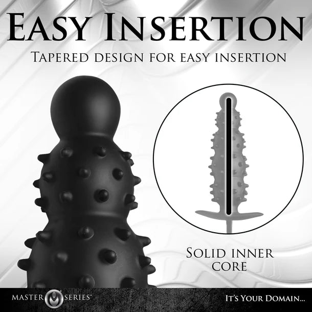 Ass Puffer Nubbed Inflatable Silicone Plug