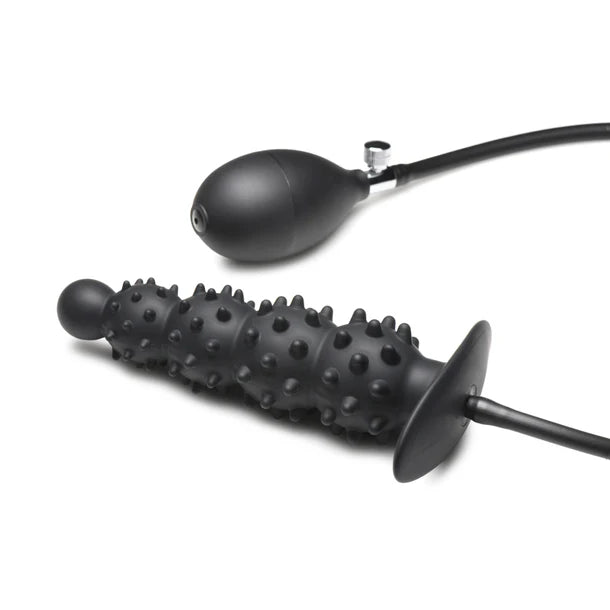 Ass Puffer Nubbed Inflatable Silicone Plug