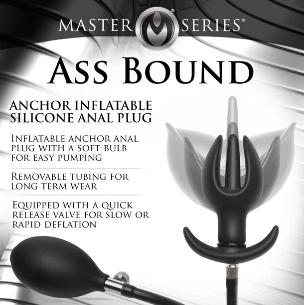 Ass Bound Anchor Inflatable Silicone Plug