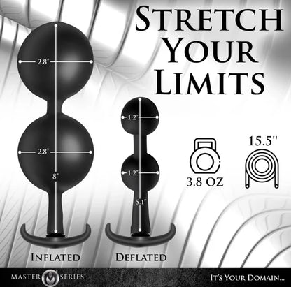 Master Series Ass Rattler Inflatable Plug