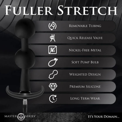 Master Series Ass Rattler Inflatable Plug