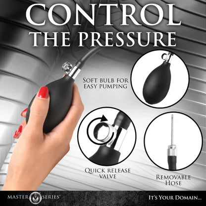 Master Series Ass Rattler Inflatable Plug