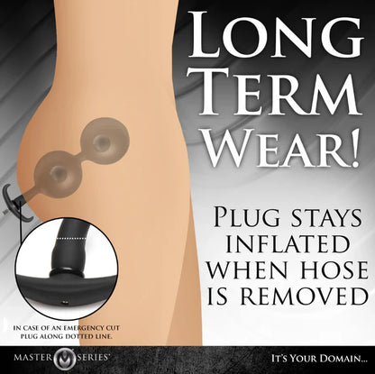 Master Series Ass Rattler Inflatable Plug