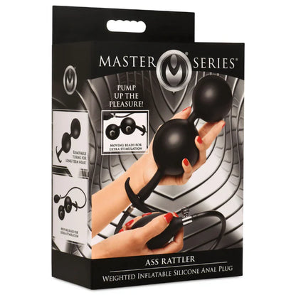 Master Series Ass Rattler Inflatable Plug