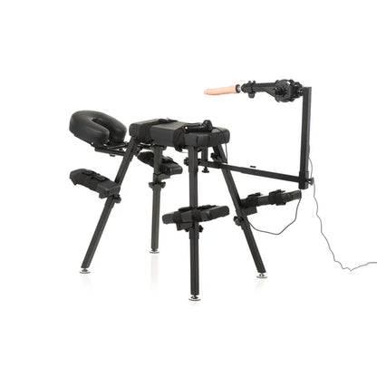 Master Series obedience bench with adjustable pads and integrated thrusting machine