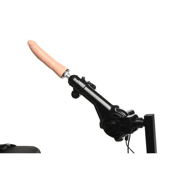 Master Series obedience bench with adjustable pads and integrated thrusting machine