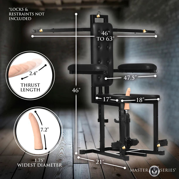 Motorized Sex Machine Chair – Adjustable Thrusting System