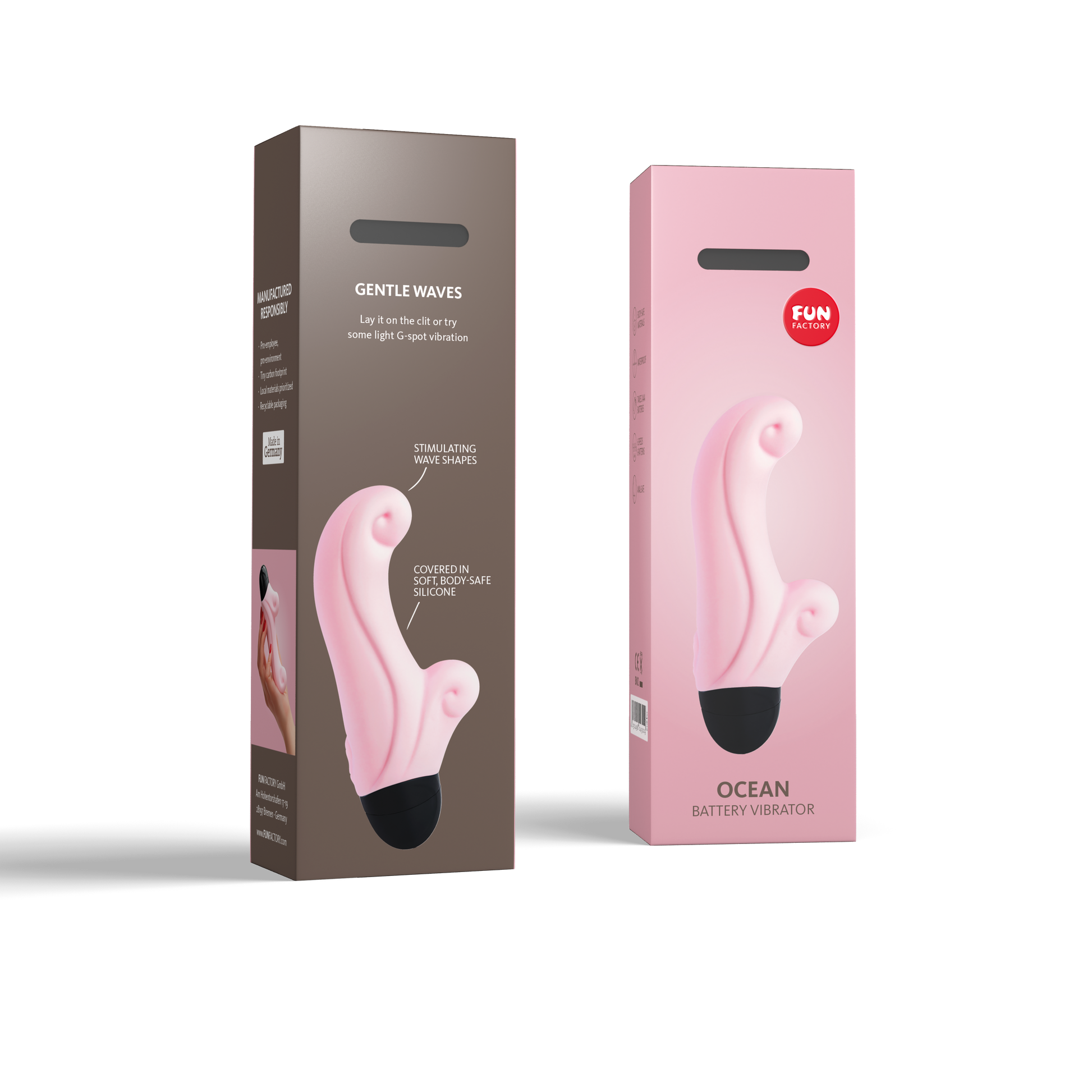 Ocean Vibrator Touchpad Controls and Waterproof Design