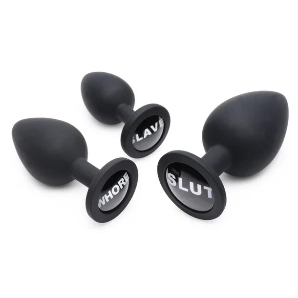 MS Dirty Words Anal Plug Set