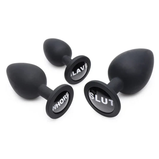MS Dirty Words Anal Plug Set