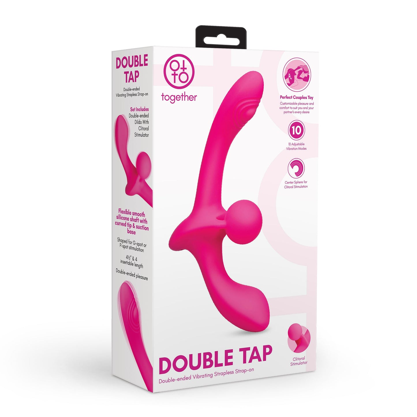 Together Double Tap Rechargeable Dual-Ended Vibrator