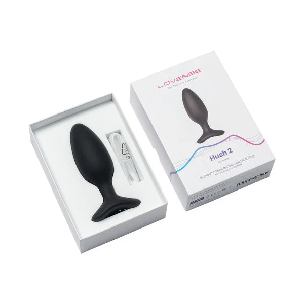 Lovense Hush 2 (1.75 inch) App-Controlled Vibrating Butt Plug