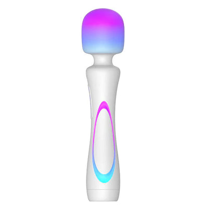 Illumination Wand app-controlled RGB wand vibrator with silicone body