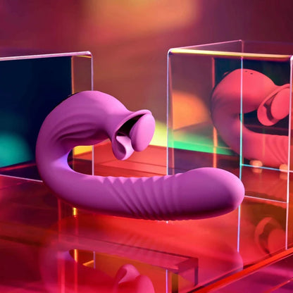 Evolved Deep Ecstasy Thrusting & Rotating Clitoral Vibrator
