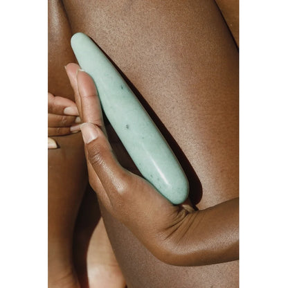 Chakrubs Indian Jade Aventurine Slim Crystal Wand