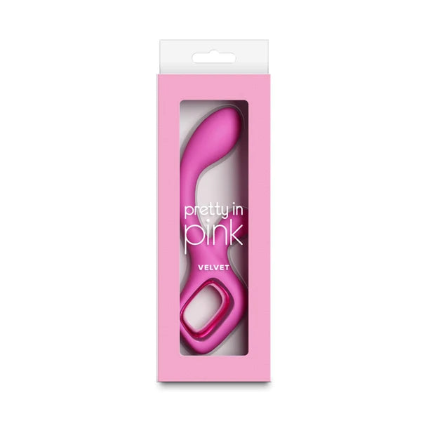 Pretty in Pink Velvet G-Spot Rabbit Vibrator