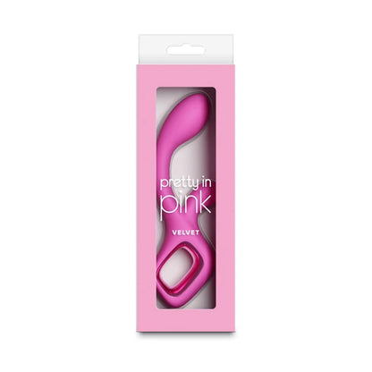 Pretty in Pink Velvet G-Spot Rabbit Vibrator