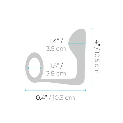 b-Vibe Ringer Cock Ring & Plug