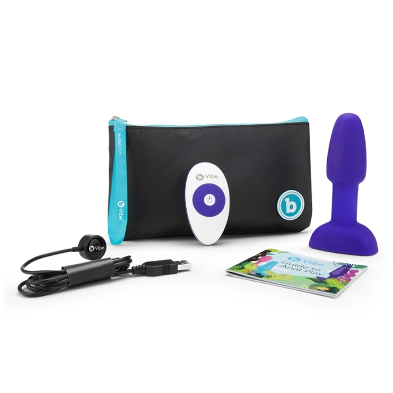 b-Vibe Rimming Plug Petite – Compact Vibrating Plug with Remote