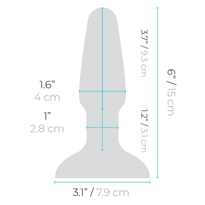 b-Vibe Rimming Plug 2 – Vibrating Anal Plug with Rotating Beads & Remote Control