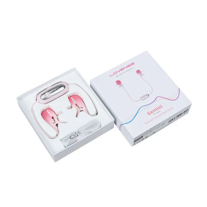 Lovense Gemini app-controlled vibrating nipple clamps made from body-safe silicone and ABS