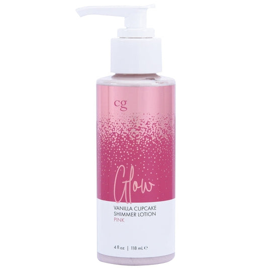 CG Glow Shimmer Lotion Vanilla Cupcake – Body Shimmer Lotion with Moisturizer and Sweet Scent in 4 oz Tube