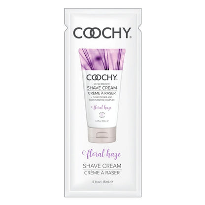 Coochy Shave Cream – Floral Haze - Travel Size 0.5oz / 15mL - 10 Packs