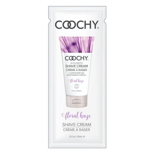 Coochy Shave Cream – Floral Haze - Travel Size 0.5oz / 15mL - 10 Packs
