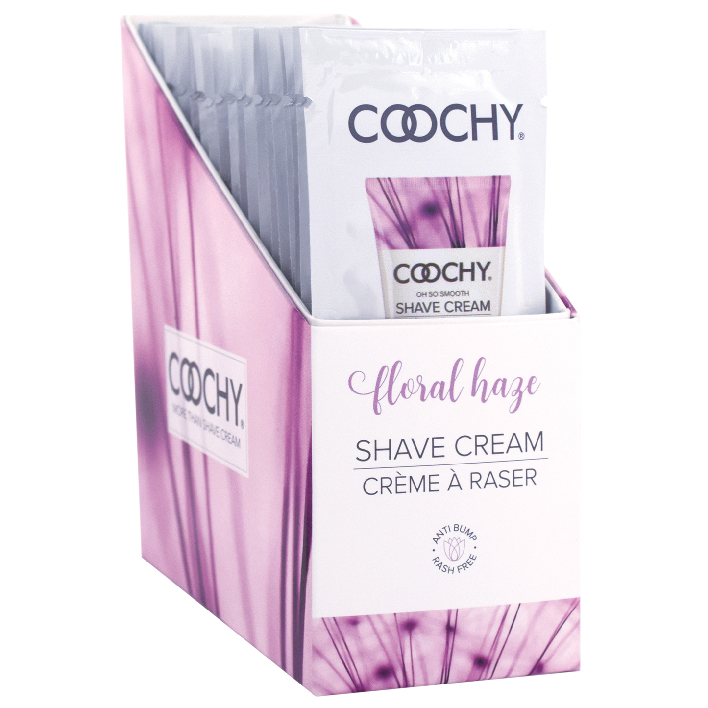 Coochy Shave Cream Floral Haze 24pc – 15ml Travel Shave Cream