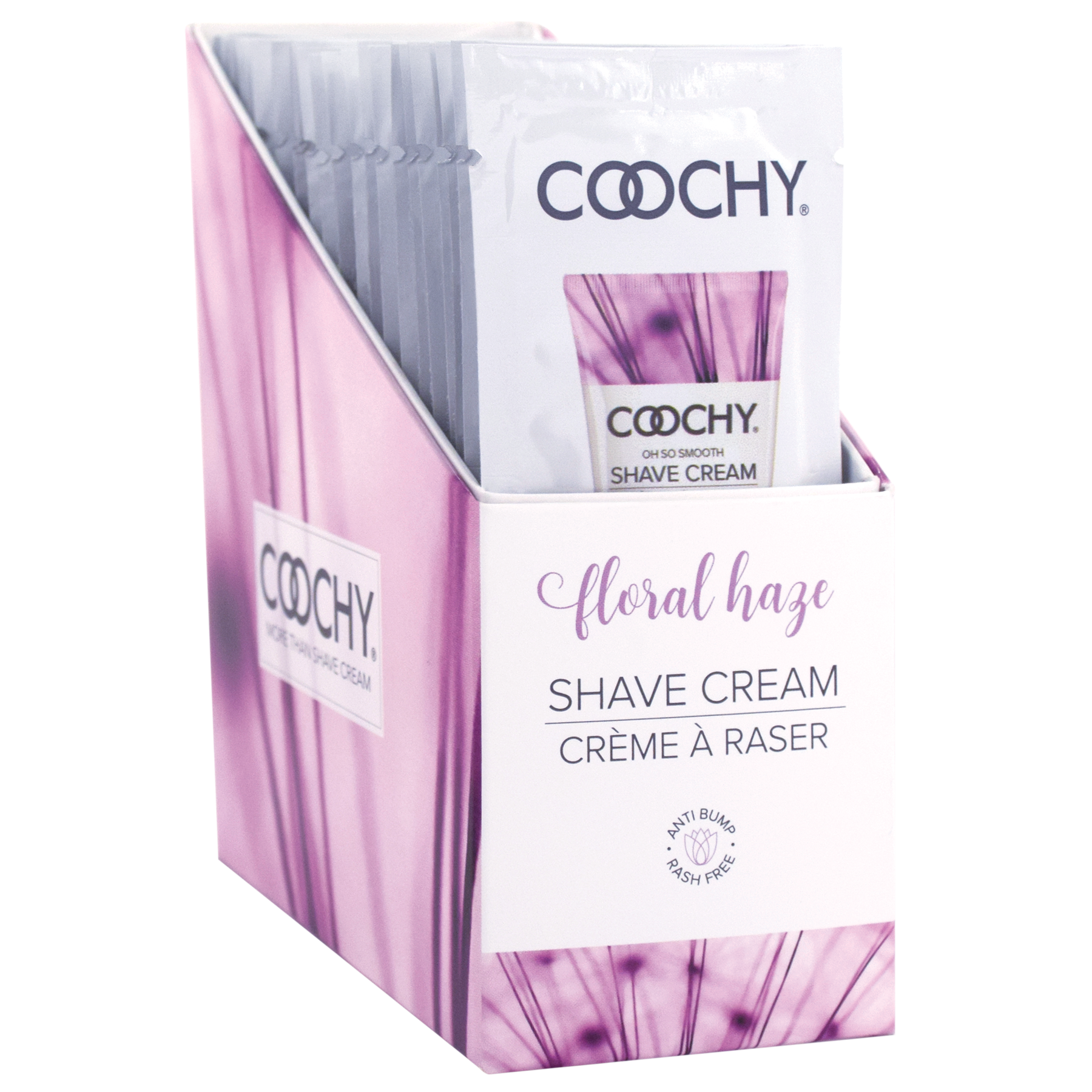Coochy Shave Cream Floral Haze 24pc – 15ml Travel Shave Cream
