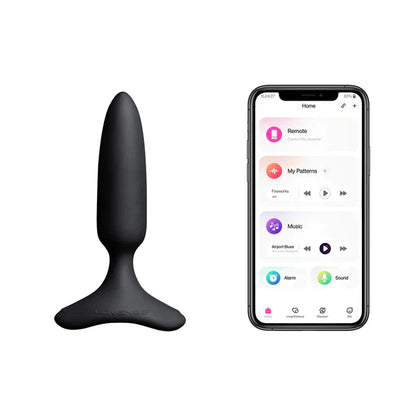 Lovense Hush 2 1 inch app-controlled vibrating butt plug made from body-safe silicone