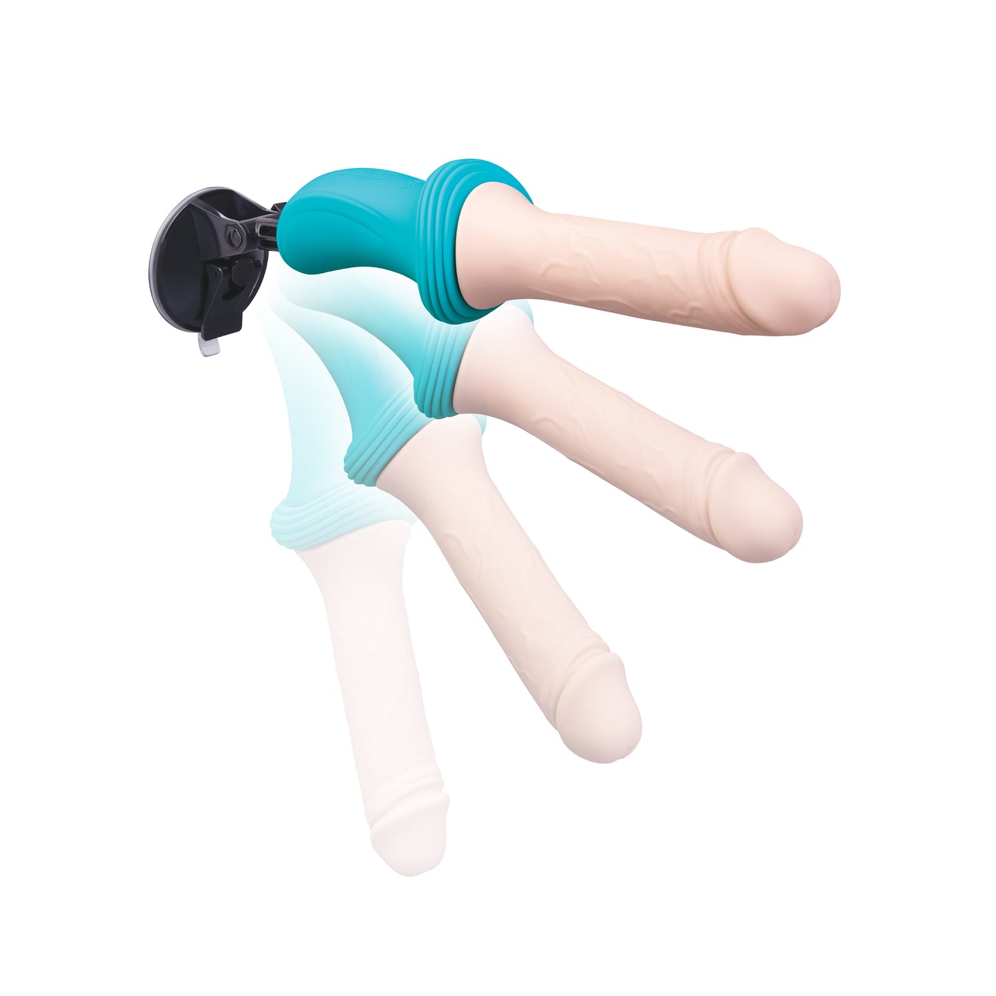 b-Vibe Realistic Thrusting Dildo Machine with Remote Control