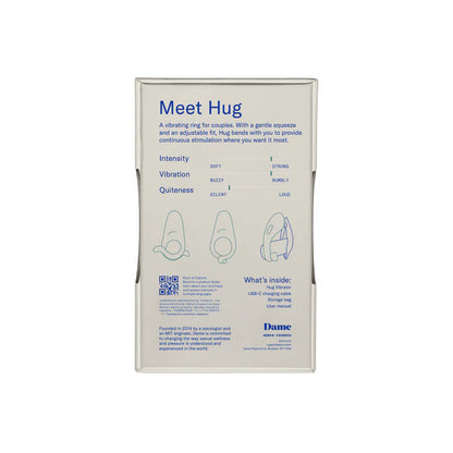 Dame Hug adjustable vibrating cock ring
