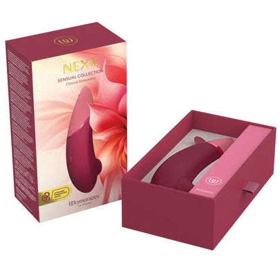 Womanizer Next air pressure stimulator with premium packaging and elegant design