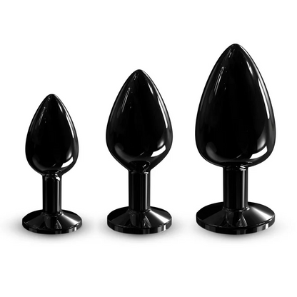 Dorcel Diamond Anal Plug – Black/ Gold - Small