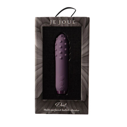 Je Joue Duet Bullet Vibrator – Compact dual-surfaced bullet with rounded pleasure points and smooth side for external stimulation

