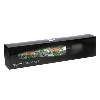 Doxy Die Cast Wand Massager – powerful metal-body wand vibrator in brushed finish