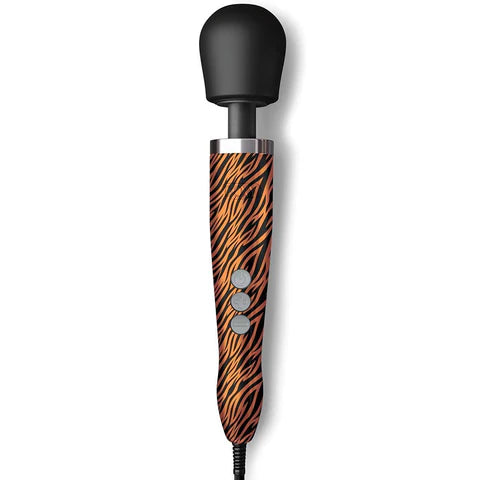Doxy Die Cast Wand Massager – powerful metal-body wand vibrator in brushed finish