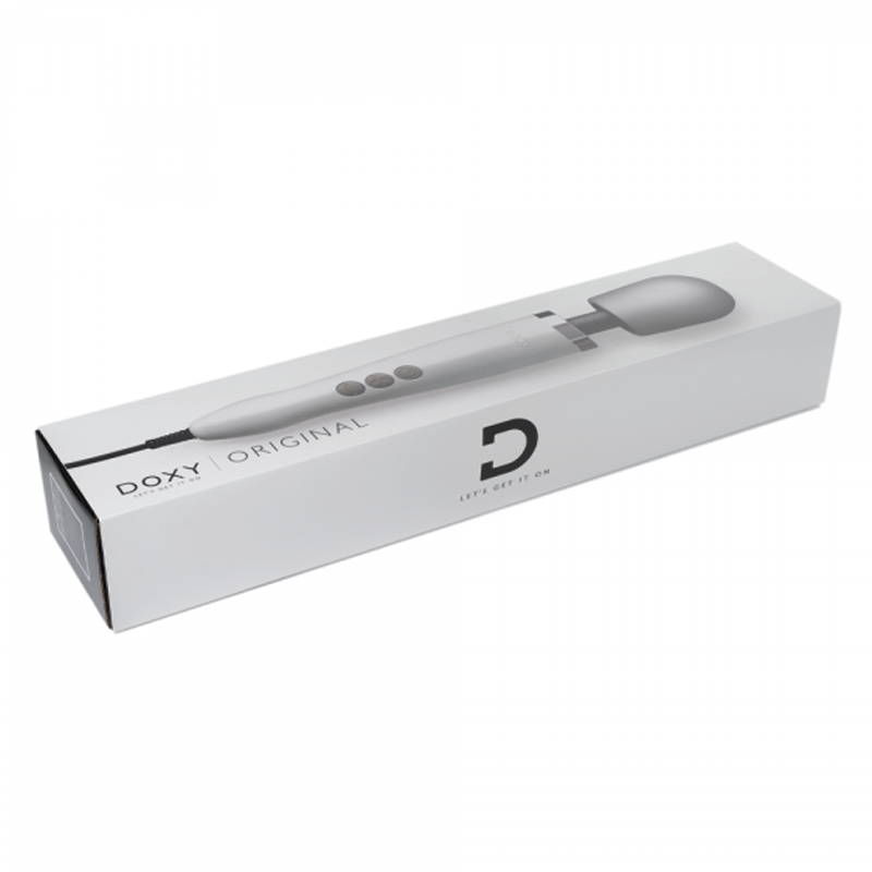 DOXY Original Wand Massager – classic full-size plug-in vibrator with silicone head