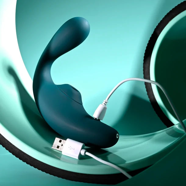 Playboy Charmer Clitoral Suction Dual-Stimulation Vibrator