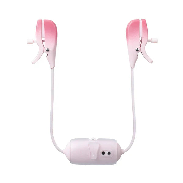 Lovense Gemini app-controlled vibrating nipple clamps made from body-safe silicone and ABS