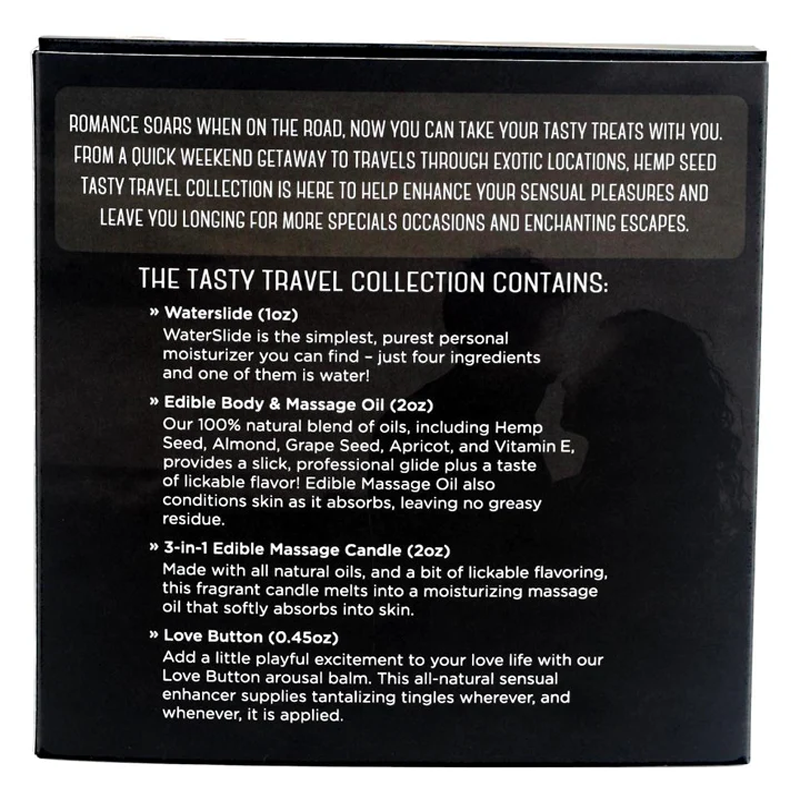 Earthly Body Tasty Travel Gift Set – Pineapple Flavor – 4-Piece Mini Collection