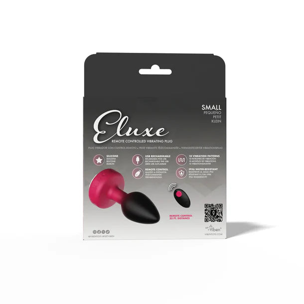 Cheeky Charms Eluxe Vibrating Plug With Remote