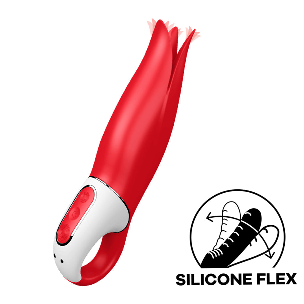 Close-up of soft silicone petals designed for clitoral stimulation