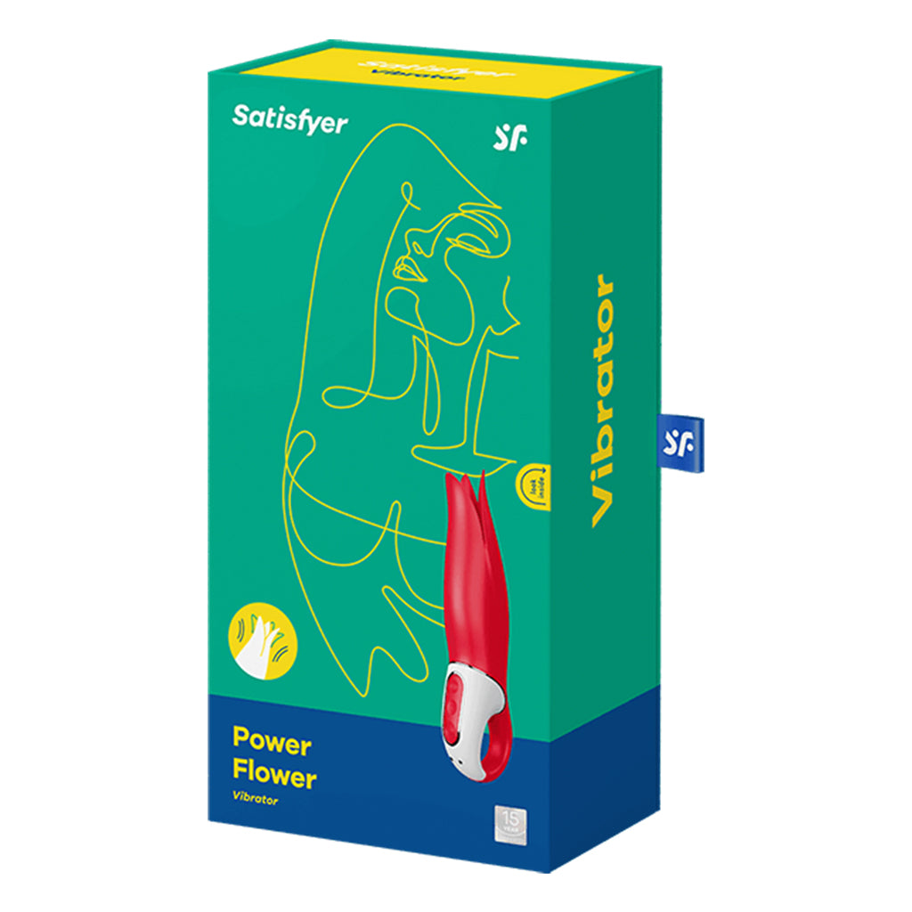 Flexible shaft and ergonomic ring handle of Power Flower vibrator