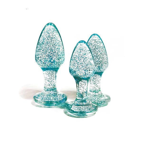 Adam & Eve Glitter Gem Butt Plug Set